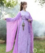紫色古裝連衣裙：優(yōu)雅與時(shí)尚的融合
