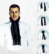 潮男冬日必備：圍巾的多種圍法